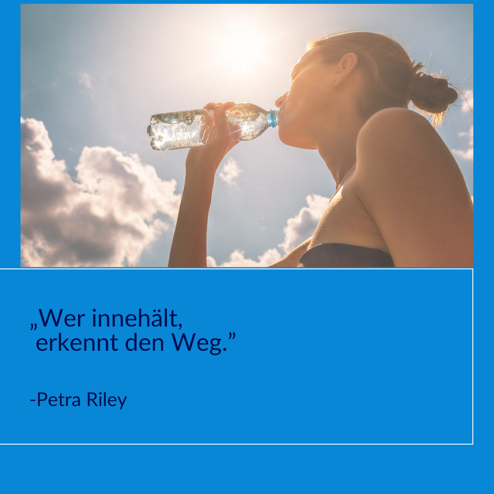 Wer innehält, erkennt den Weg.